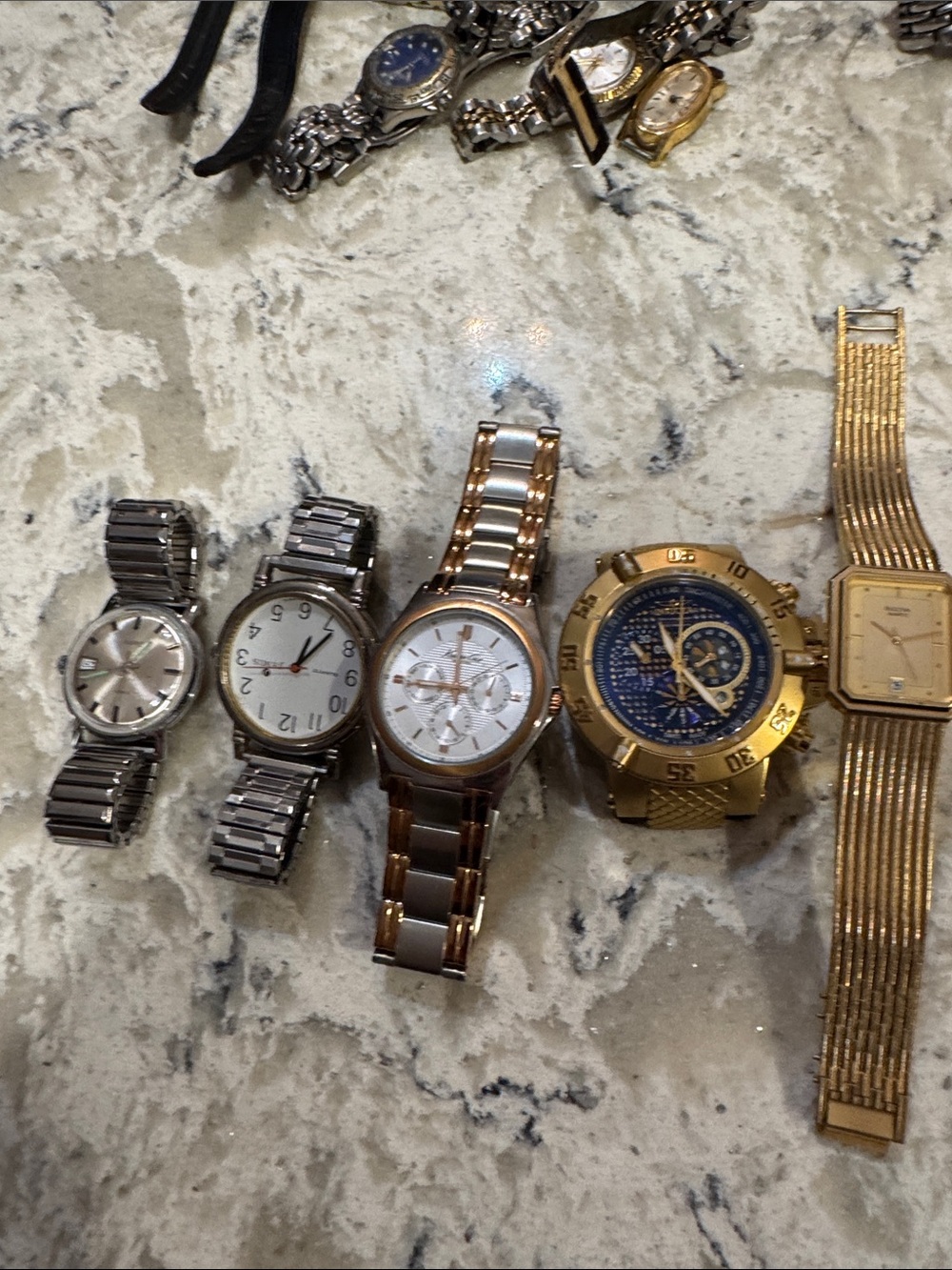 Mixed Metal Men's and Women's Watches Lot - Gold & Silver Tones